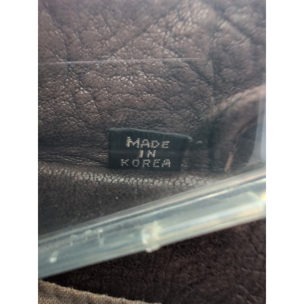 Vintage Expedition Leather Bomber Jacket Made in Korea Brown XL,Incredibly Soft - Picture 5 of 16